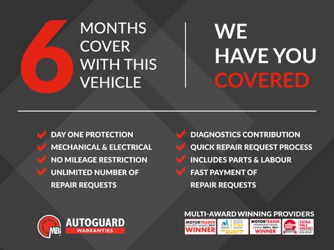Six months cover with this vehicle, from Autoguard Warranties