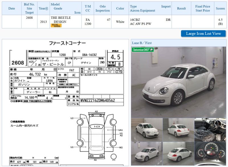 2013 VOLKSWAGEN THE BEETLE DESIGN — photograph 6