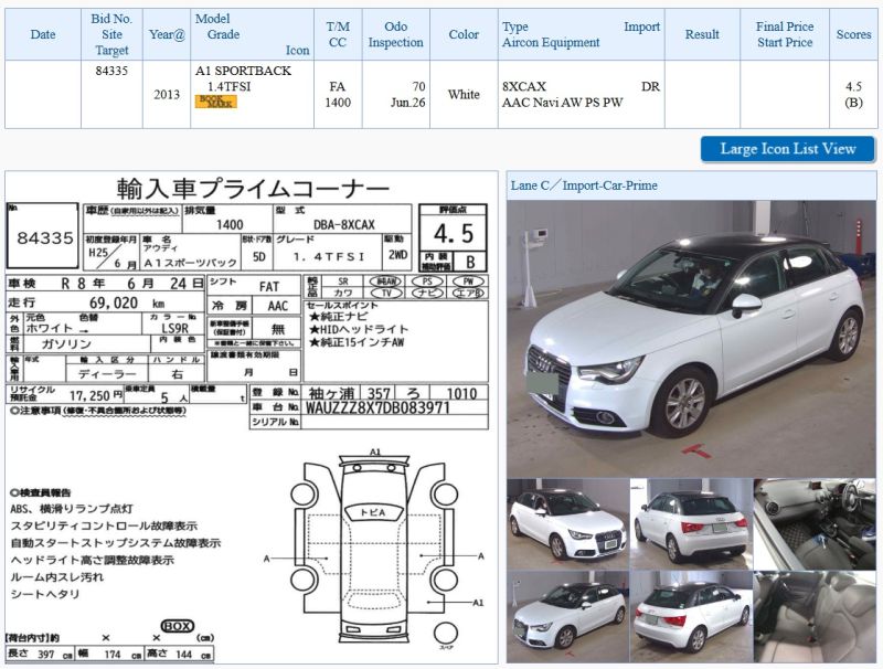 2013 AUDI A1 SPORTBACK 1.4TFSI — photograph 47